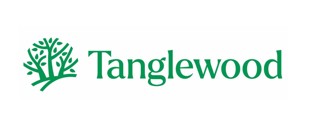 Tanglewood logo: green stylized tree icon to the left of the word 'Tanglewood' in green serif font.