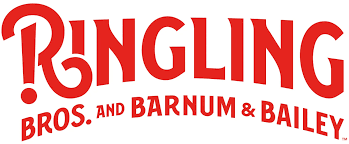 Ringling Bros. and Barnum & Bailey logo in red stylized text.